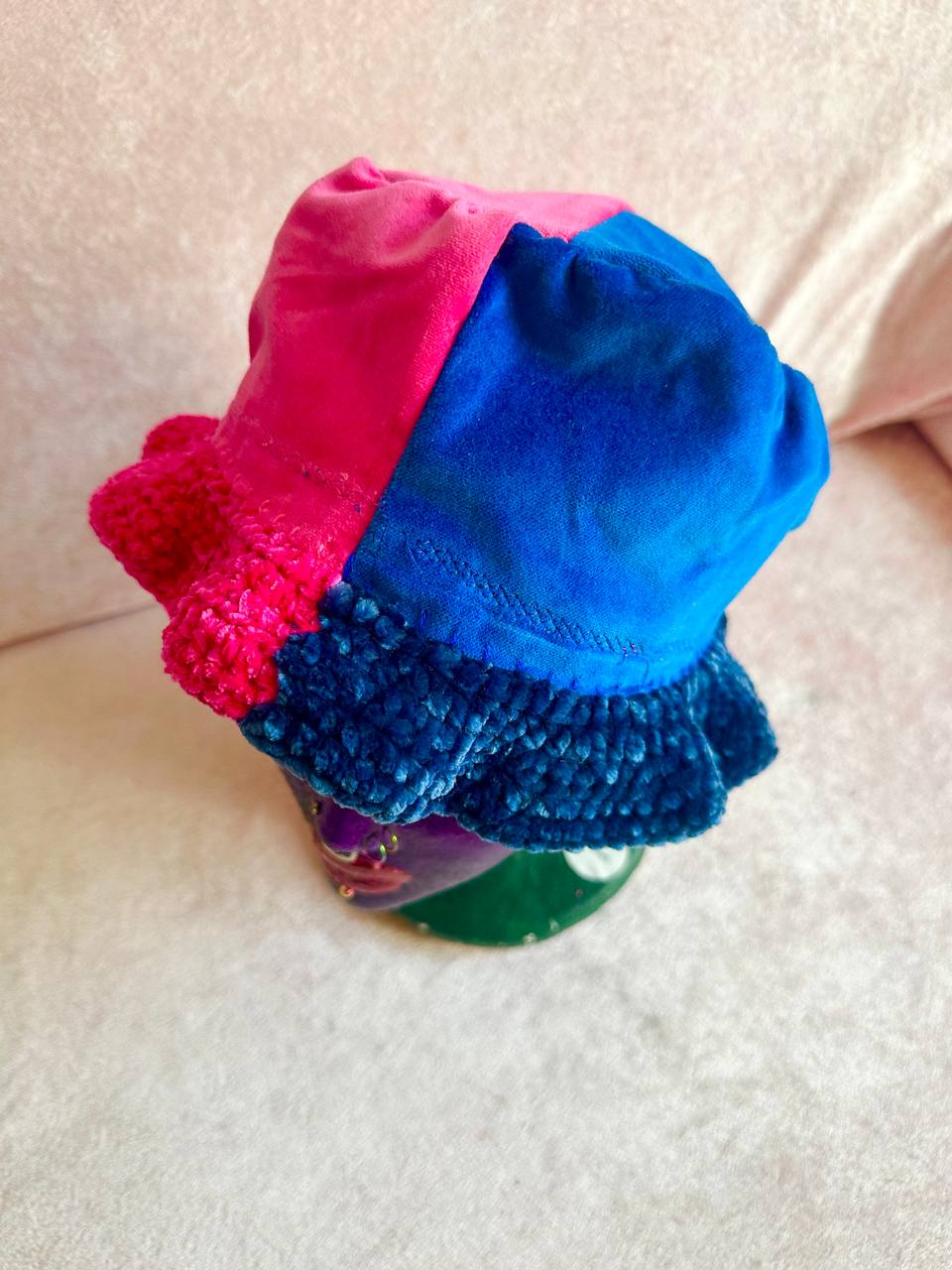 IKEA pink-blue Buckethat